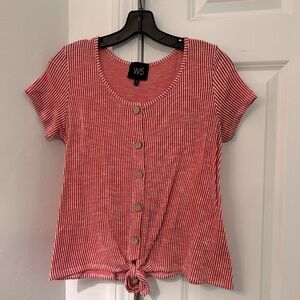 W5 red short top, small